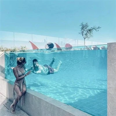 Transparent Sky Pool